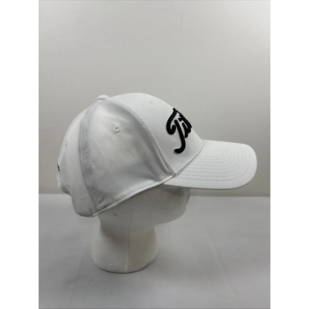 Titleist Golf Hat White Adjustable T‎ Series Embroidered Logo Tour Performance